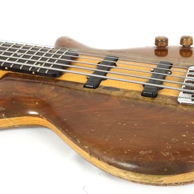 Vintage Abe Rivera Custom 6-String Electric Bass Guitar w/ Gig Bag image 5
