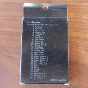 Roland U-110 SN-U110-08 Synthesizer Sound Card image 2