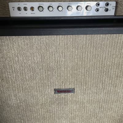 1963 "MG" Marshall JTM45 MKII Coffin logo with 4x12 cabinet image 7