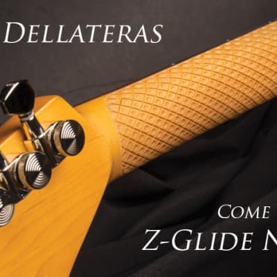 Dean Zelinsky Dellatera Z-Glide Custom 2019 Classic Black, 3 Pickup and Gold Hardware image 3