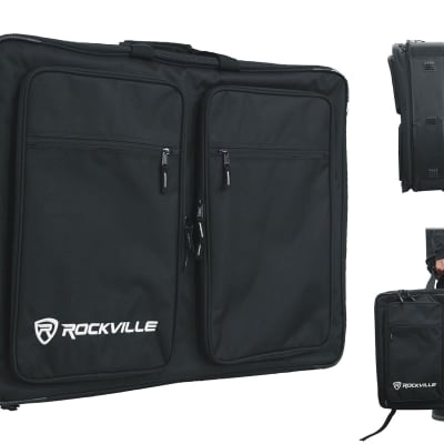 Rockville BP-MIX2621 Semi Rigid Padded Mixer Bag Fits Yamaha TF1