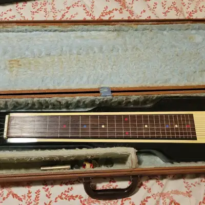 c. 1950 Teisco Double Neck 6/8 Lap Steel / Hawaiian Steel Guitar 