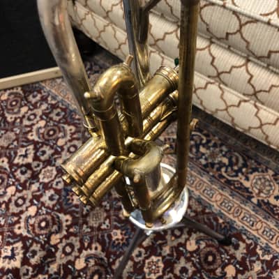 King Silvertone Trumpet Silver/Lacquer image 5