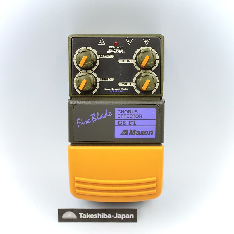 【美品】Maxon CS-F1 Maxon CS-F1 Chorus Fire Blade Guitar Effect Pedal 06304 | Reverb