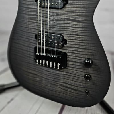 Schecter USA Signature Keith Merrow KM-7 Mk III Pro Electric Guitar Trans Black Pearl image 3