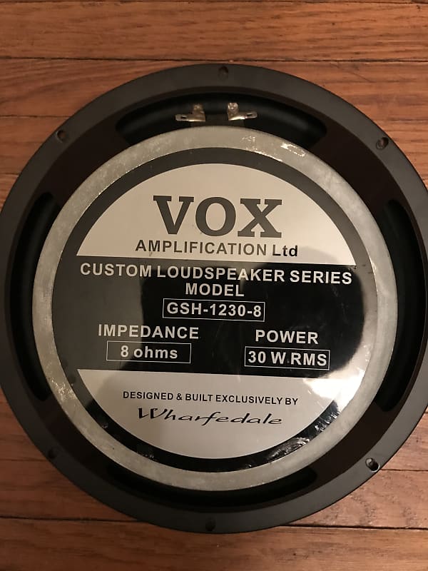 Vox GSH-1230-8 Custom Loudspeaker Series 12” 8 ohm 30 watt Guitar Amp  Speaker by Wharfedale