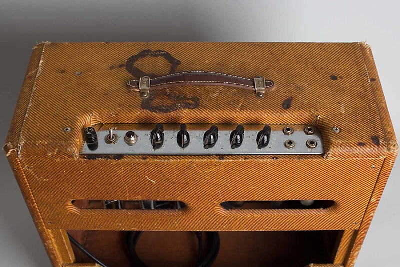 Fender Tremolux 5E9-A Narrow Panel 15-Watt 1x12" Guitar Combo 1955 - 1957 image 4