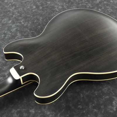 Ibanez Artcore AS53 Semi-Hollow Electric Guitar Flat Transparent Black image 18