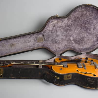 Guild Duane Eddy DE-400 B Thinline Hollow Body Electric Guitar (1967), ser. #EH-250, original black hard shell case. image 10