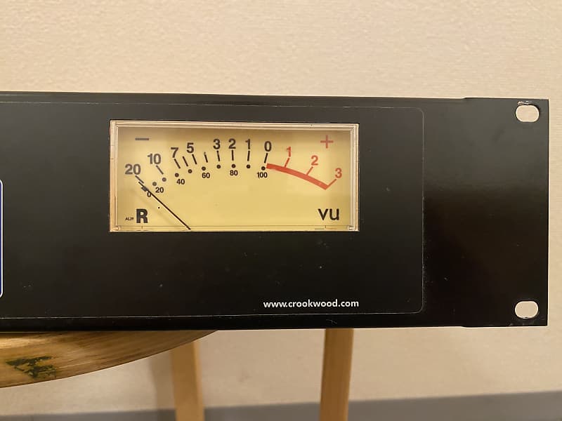 Crookwood Stereo VU Meters VU 2U