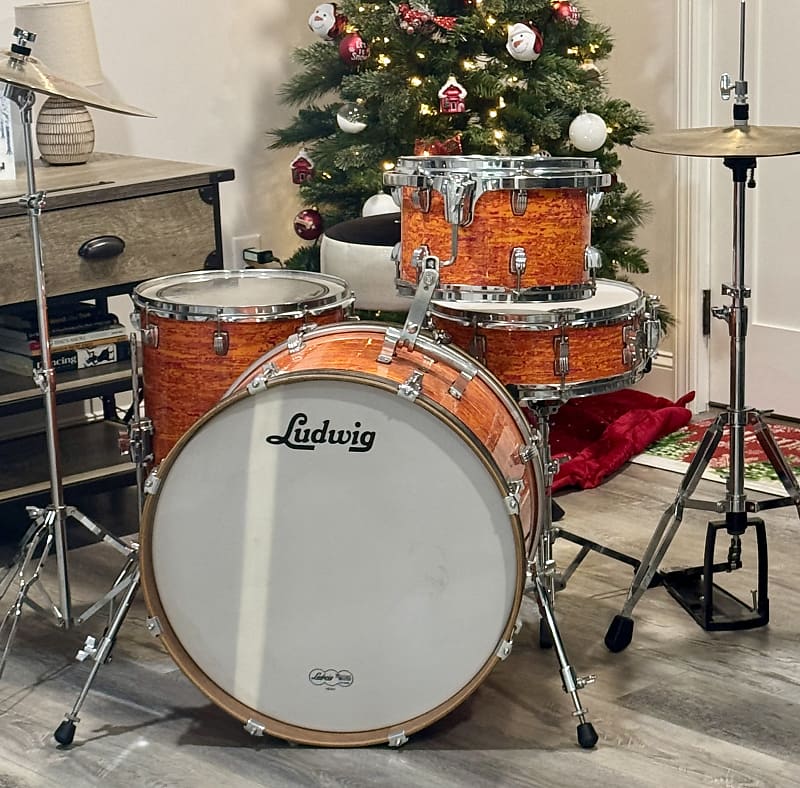 Ludwig Element Special Edition Downbeat - Mod Orange | Reverb
