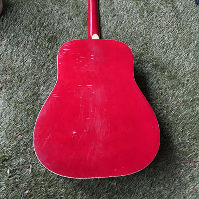 Harmony Junior Acoustic Guitar 1/2 Size 01253 - Redburst image 6