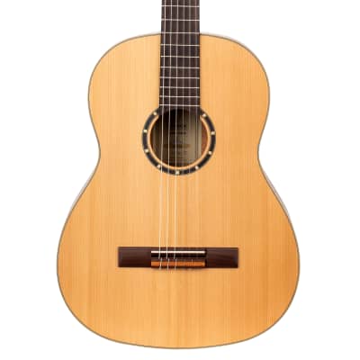 Ortega Family Pro Cedar Top Slim Neck Nylon String Acoustic Guitar R131SN w/Bag for sale