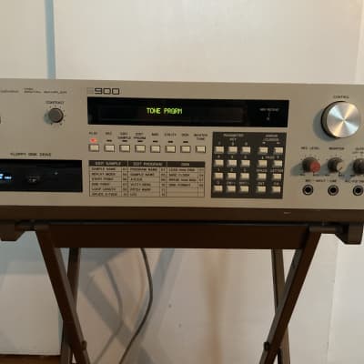 Akai S900 MIDI Digital Sampler w/ OLED display & Gotek Floppy Emulator