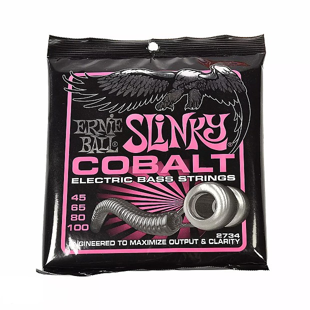 Ernie Ball 2734 Cobalt Super Slinky Electric Bass Strings image 1