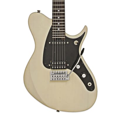 Aria Pro II J-1 Jet Series Electric Guitar - See Thru Vintage White image 3