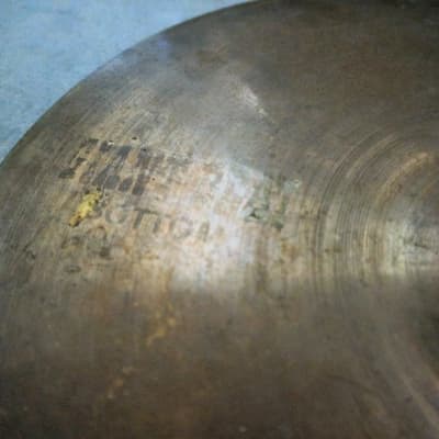 VINTAGE: Paiste 15' Giant Beat Hi-Hat Cymbals (Pair) from 1960s  - White Label image 3