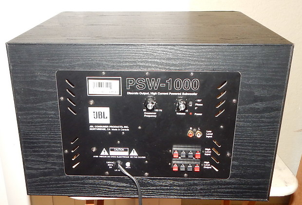 JBL PSW 1000 powered subwoofer