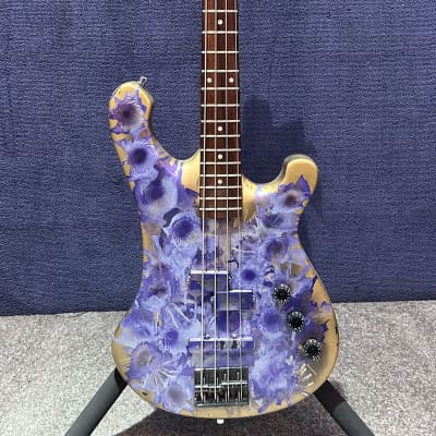 Custom Ric-inspired Purple and Gold 4001 Wannabe P/J FREE SHIPPING for sale