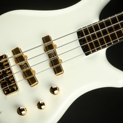 Warwick Custom Shop Masterbuilt Thumb Bass - Solid White High Polish image 17