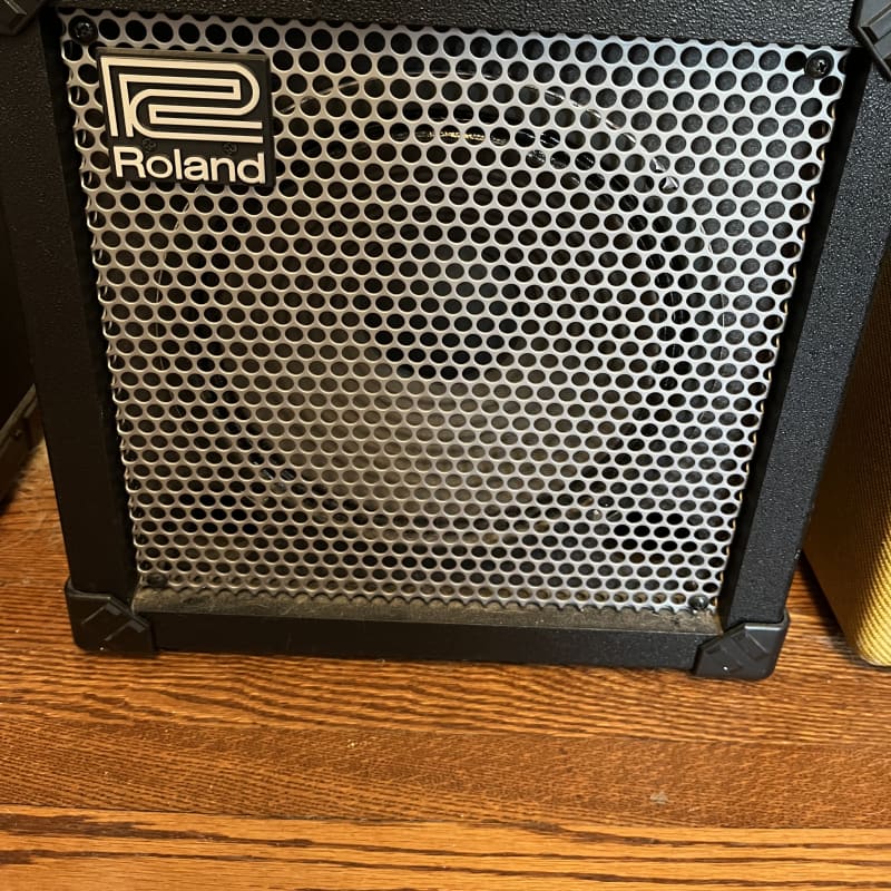 Vintage Roland Super Cube 60 Silver Tolex 1x12 Combo amp