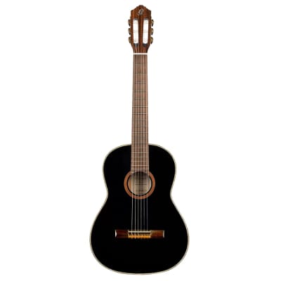 Ortega Family Series R221BK Classical Guitar 3/4, 45mm Nut, Deluxe Gig Bag image 2