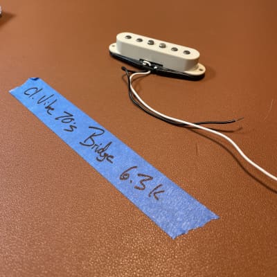Fender Classic Vibe 70's Guitar Pickup Bridge 2010's - White image 2