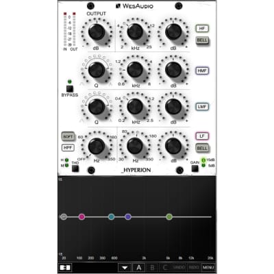 WesAudio HYPERION Parametric Equalizer (500 Series) image 3