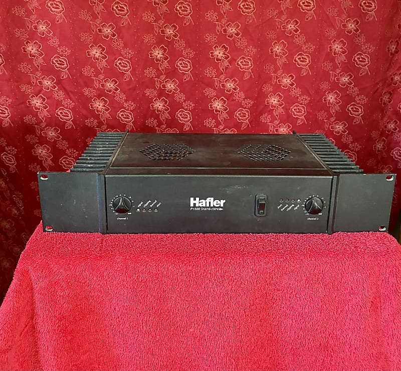 Hafler P1500 Trans Nova Stereo Amplifier 75 watts per channel Reverb