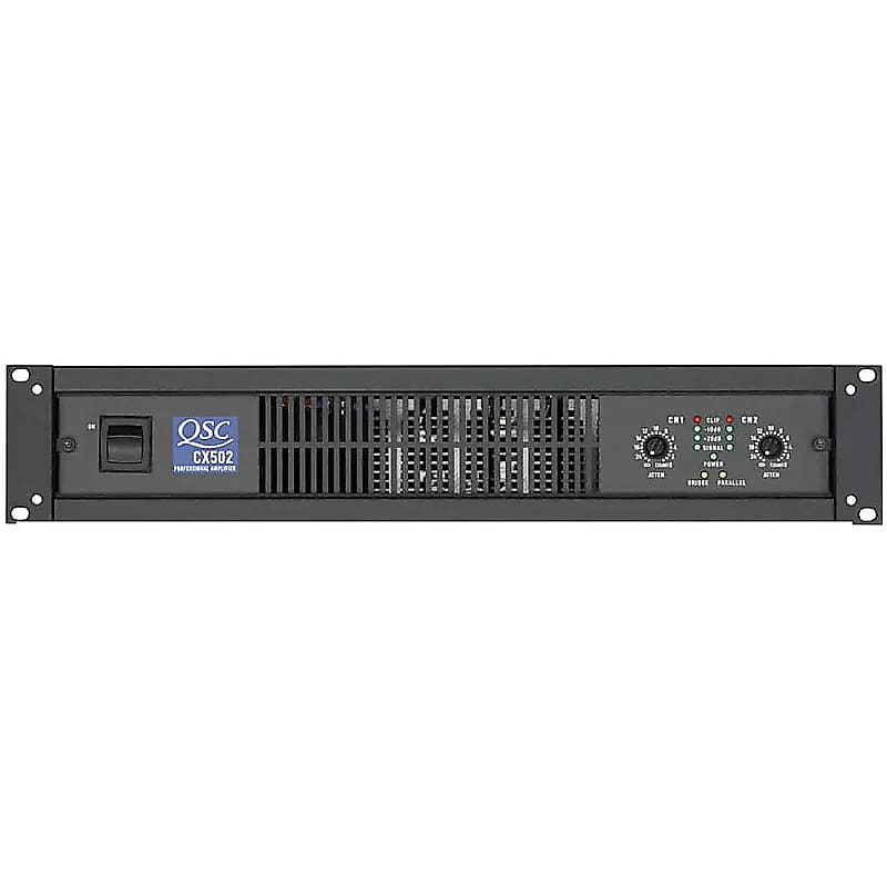 QSC CX502 2-Channel Commercial Power Amplifier image 1