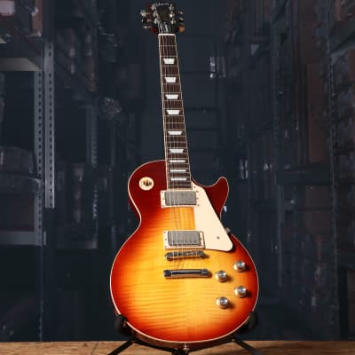 Gibson Les Paul Standard 60's Electric Guitar Bourbon Burst Flame Top image 3