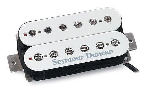 Seymour Duncan 11102-70-W Custom Custom High Output Humbucker Bridge Pickup, White image 1