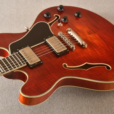 Eastman T59/V Thinline Archtop Electric Guitar Classic Antique Varnish - NEW 2023 image 5