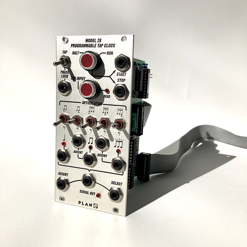 Plan B Model 28 Programmable Tap Clock Eurorack Module with Reverb