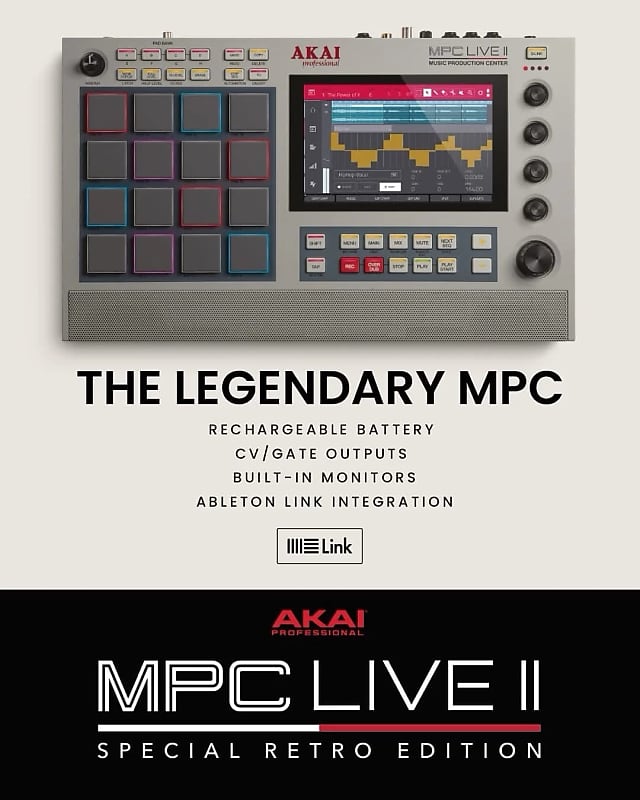 DJ機材 AKAI mpc live 2 special retro edition Akai MPC Live II Retro Edition Music Production Workstation