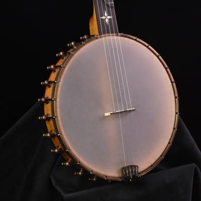 Ome Minstrel Model 12" head, Five String Open Back Banjo -Curly Maple image 1