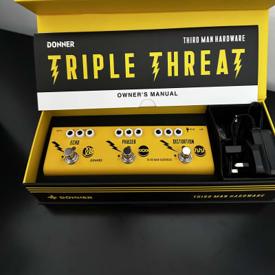 Donner Third Man Hardware Triple Threat Limited Edition - Reverb Exclusive 2024 - Yellow for sale