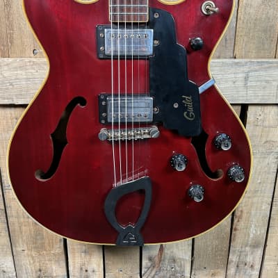 Guild 1973 Starfire IV Electric Guitar-Cherry (Pre-owned) for sale