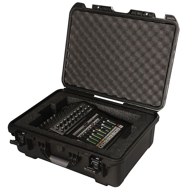 Gator Cases GMIX-DL1608-WP | Waterproof Injection-Molded Case for Mackie DL1608 Mixing Console (Black) image 1
