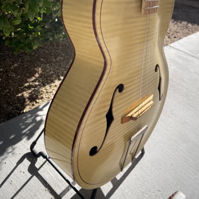 Kay K6868 Archtop Acoustic Guitar Harmony Silvertone Airli 60s - Blonde image 7