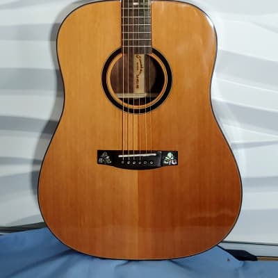 OC Dreadnought Guitar-Solid AA+ Cedar Top  w/Acacia (Koa) Back & Sides image 2