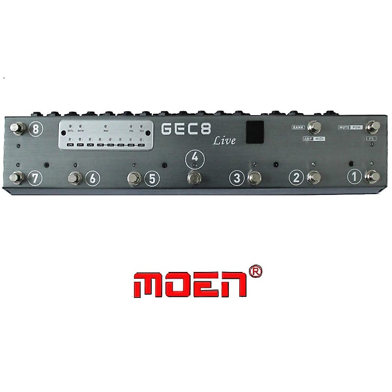 MOEN GEC8 LIVE with MIDI Commander Looper with MIDI System 