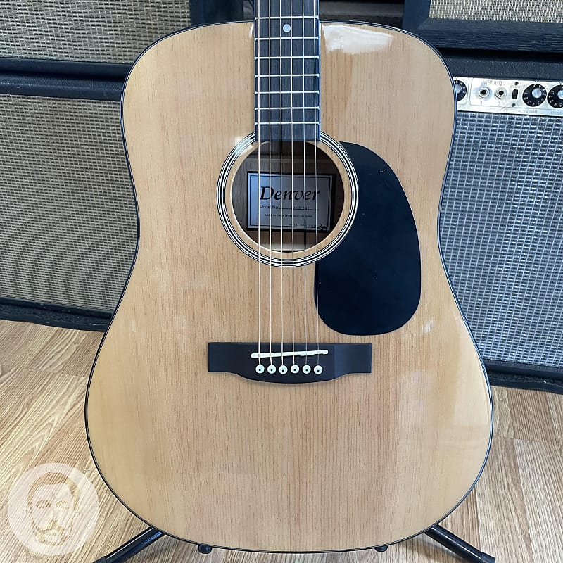 Denver DD44SNat Dreadnought Acoustic Guitar w/ Gig Bag Reverb