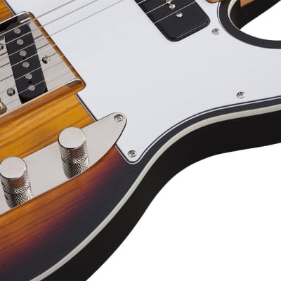 Schecter PT Special Solid Body Electric Guitar 3-Tone Sunburst image 4