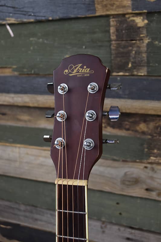Aria AFN-15 Prodigy Series Acoustic Folk Body Guitar | Reverb