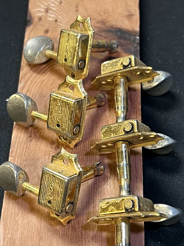 Kluson Deluxe Single Line Tuners 19581964 Gold Stratocaster Reverb