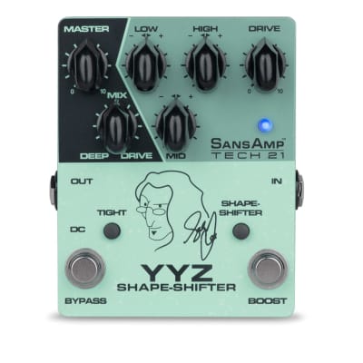 Tech 21 YYZ Shape Shifter Geddy Lee Signature SansAmp Bass Preamp Pedal image 3