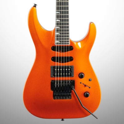 Kramer SM-1 Electric Guitar, with Black Floyd Rose, Orange Crush image 1