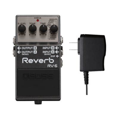 Boss RV-6 Reverb and PSA-120S Power Adaptor Bundle for sale