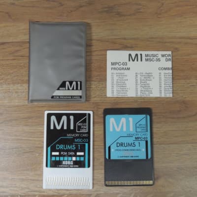 Korg M1 / M1R Drums 1 Memory Card Pack